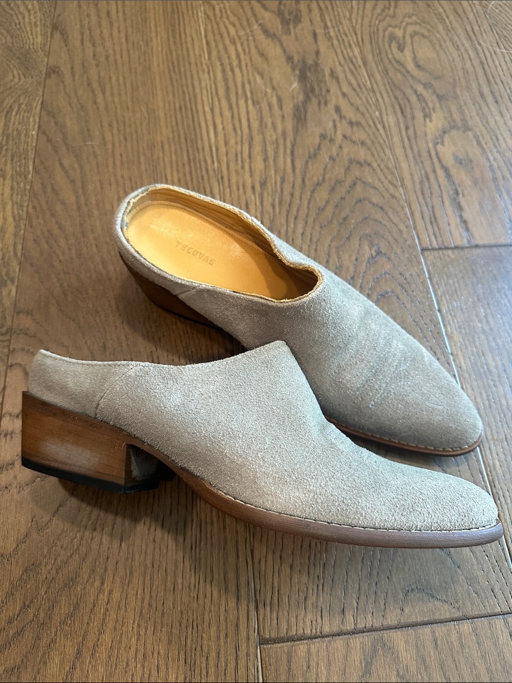 Tecovas Suede Mule Shoes - Picture 3 of 6